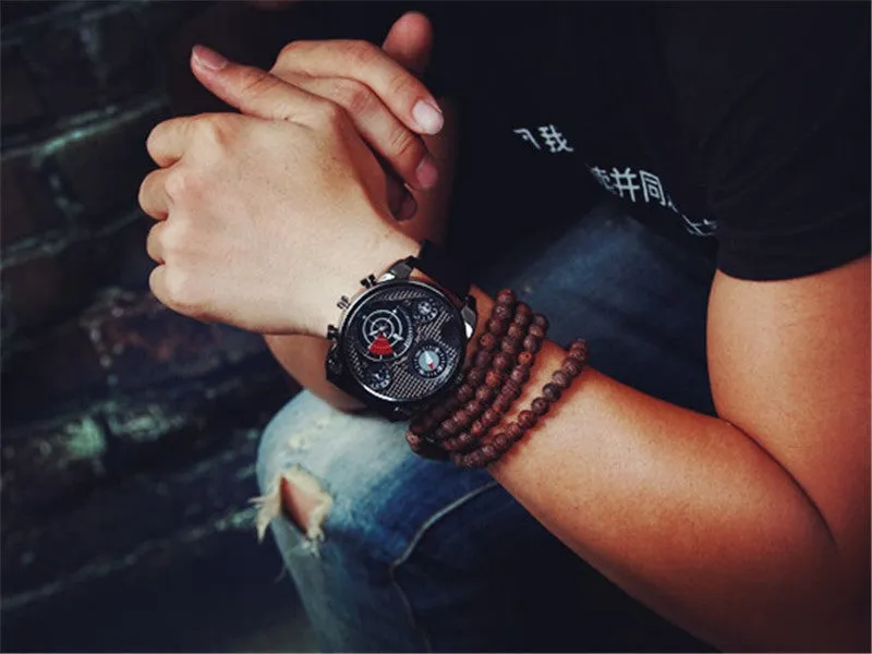 Relogio Masculinos Military Watches Men Sports New Luxury Brand Watch Clock Leather Casual Watches Men Watch Montre