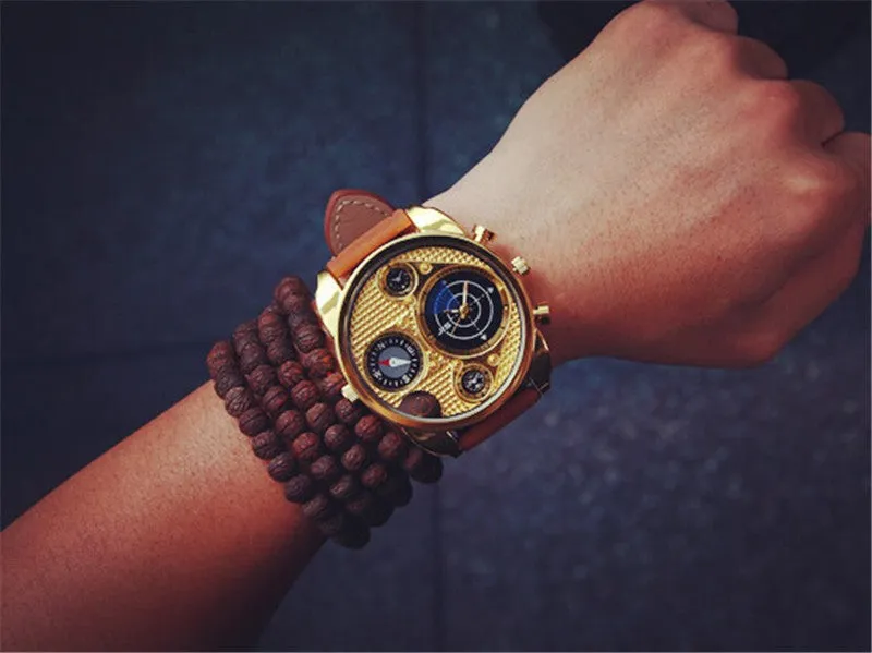 Relogio Masculinos Military Watches Men Sports New Luxury Brand Watch Clock Leather Casual Watches Men Watch Montre