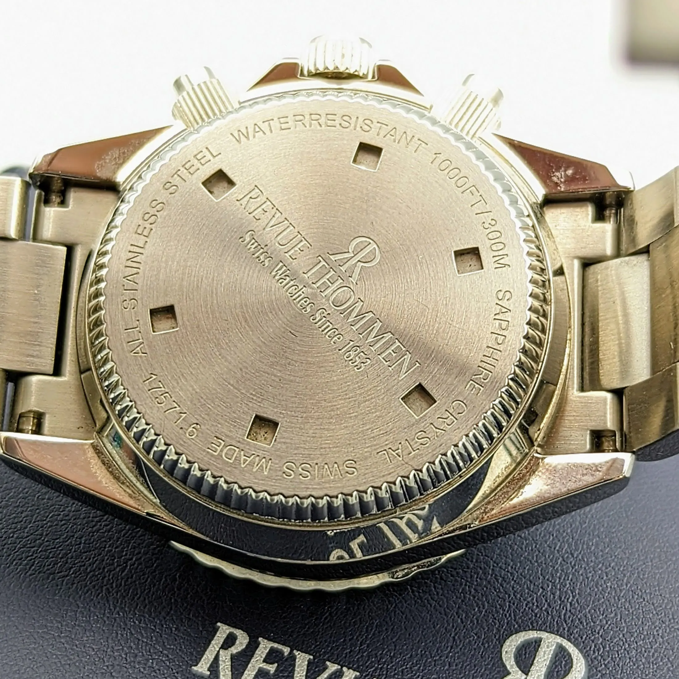 REVUE THOMMEN Diver Automatic Watch 17571.6137 Chronograph Wristwatch in BOX!
