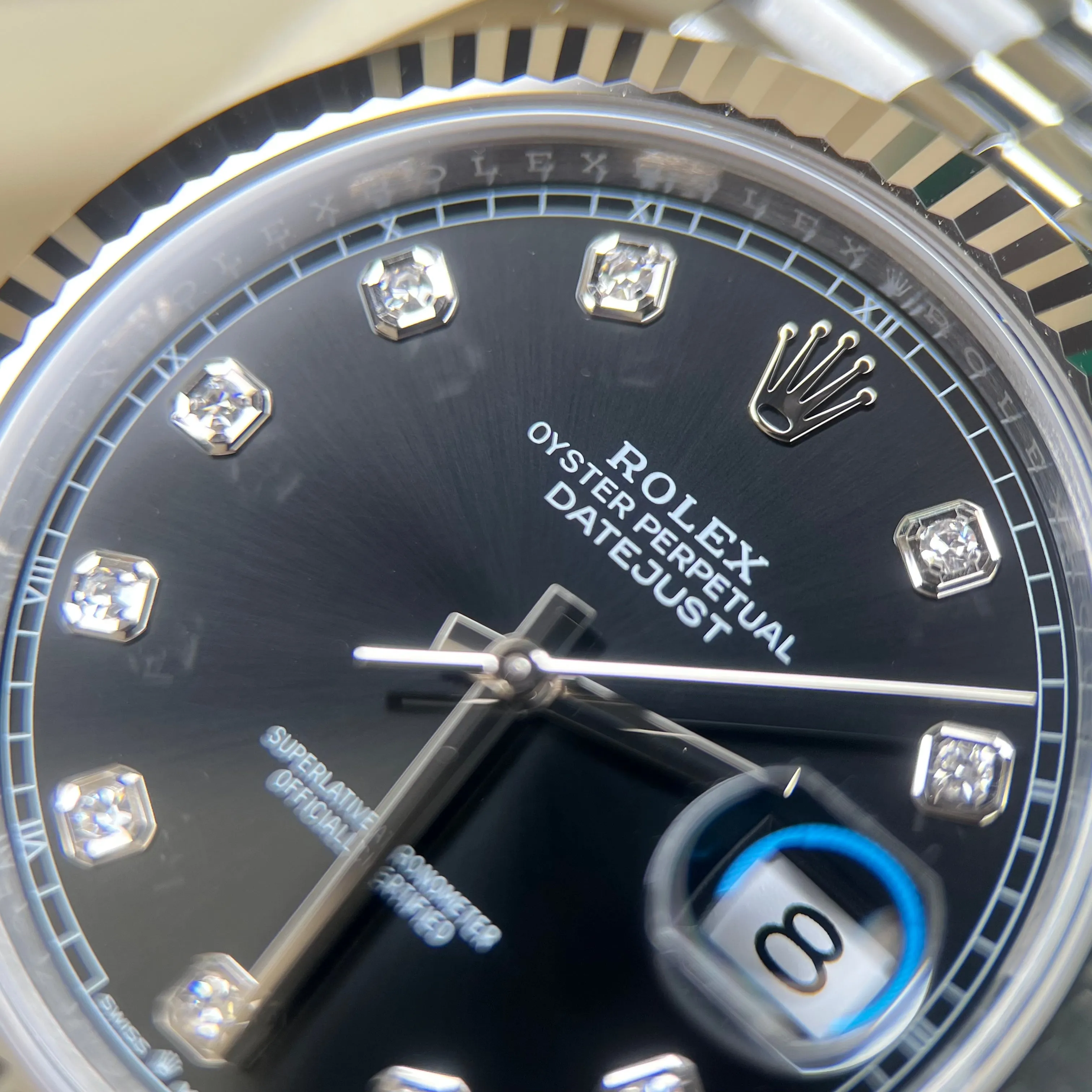Rolex 126334 Datejust 41 Black Diamond Dial 2023 Full Set Watch