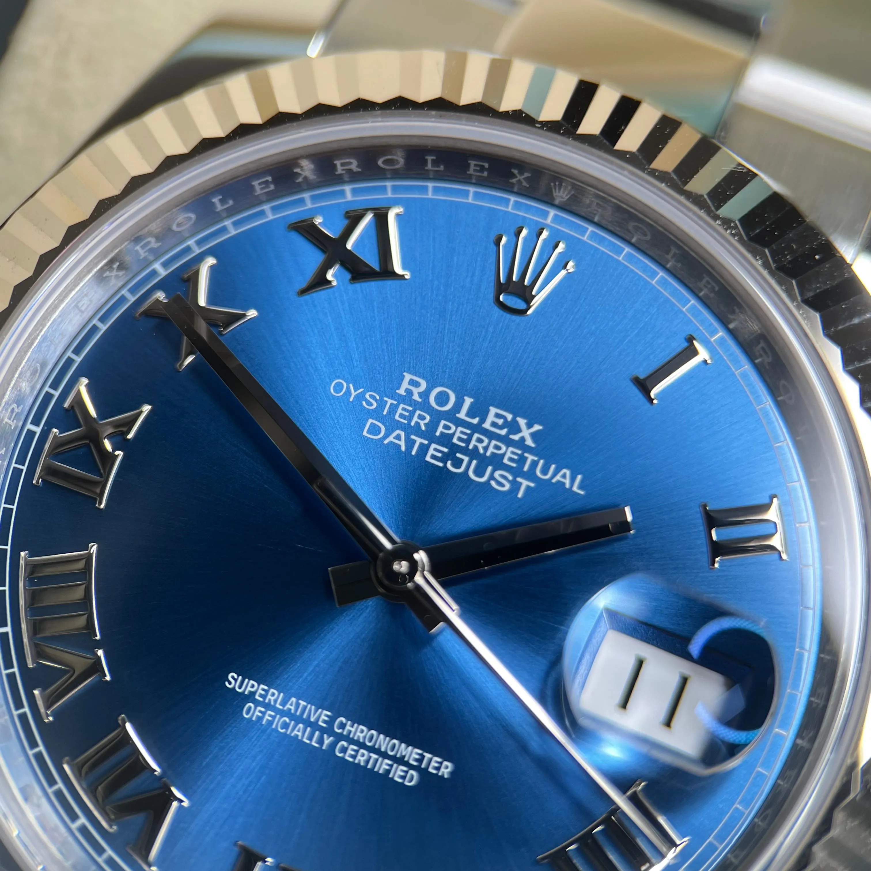 Rolex 126334 Datejust 41 Blue Azzurro Oyster Bracelet 2023 Watch