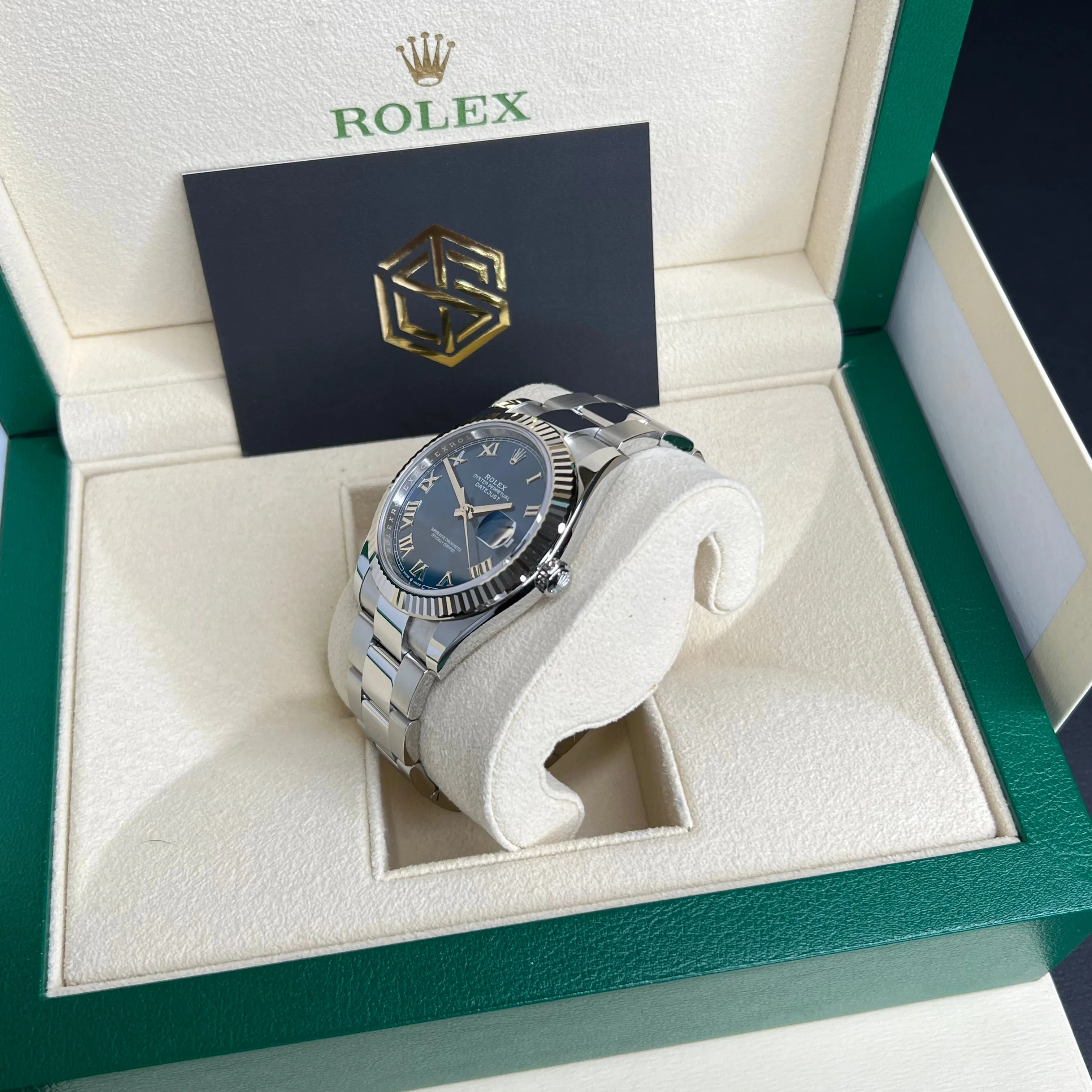 Rolex 126334 Datejust 41 Blue Azzurro Oyster Bracelet 2023 Watch