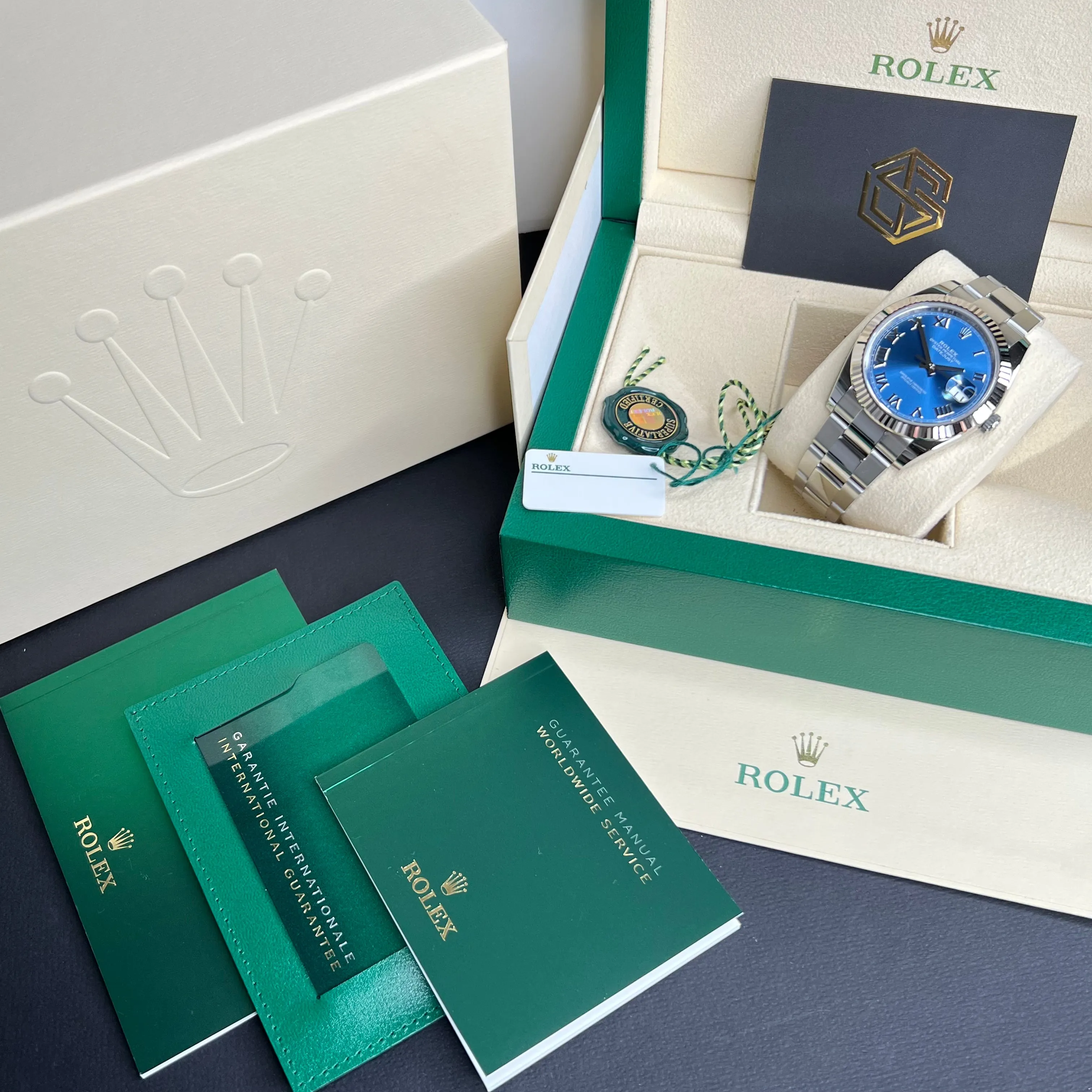 Rolex 126334 Datejust 41 Blue Azzurro Oyster Bracelet 2023 Watch