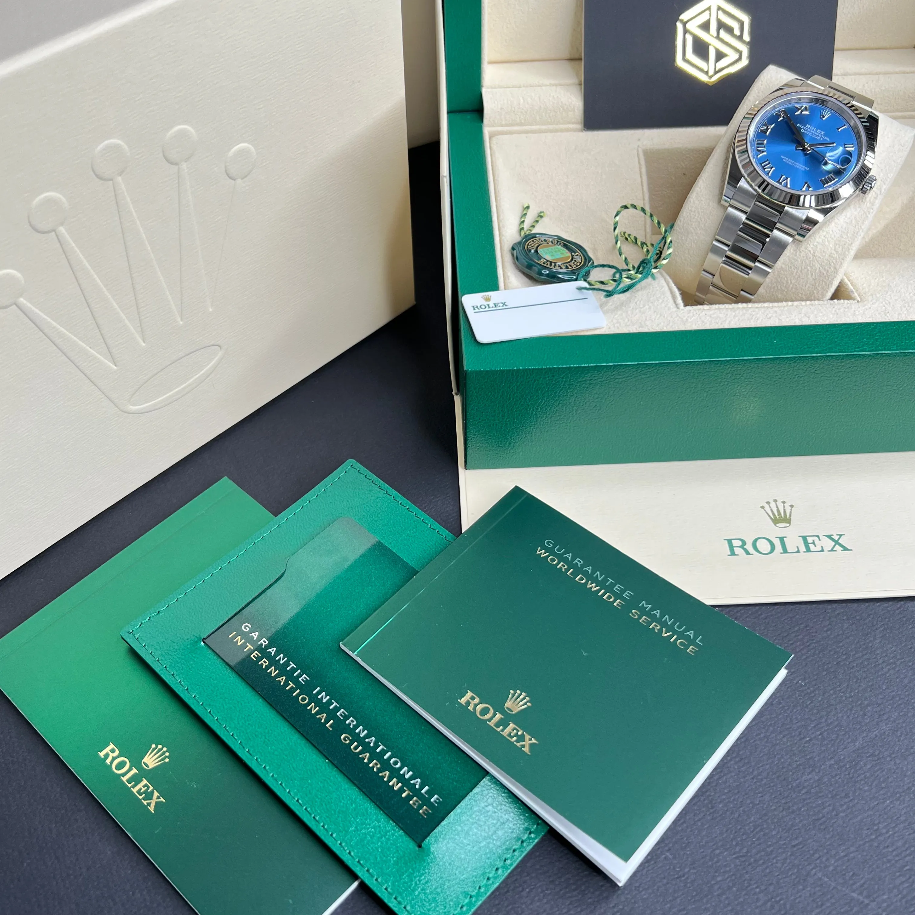 Rolex 126334 Datejust 41 Blue Azzurro Oyster Bracelet 2023 Watch