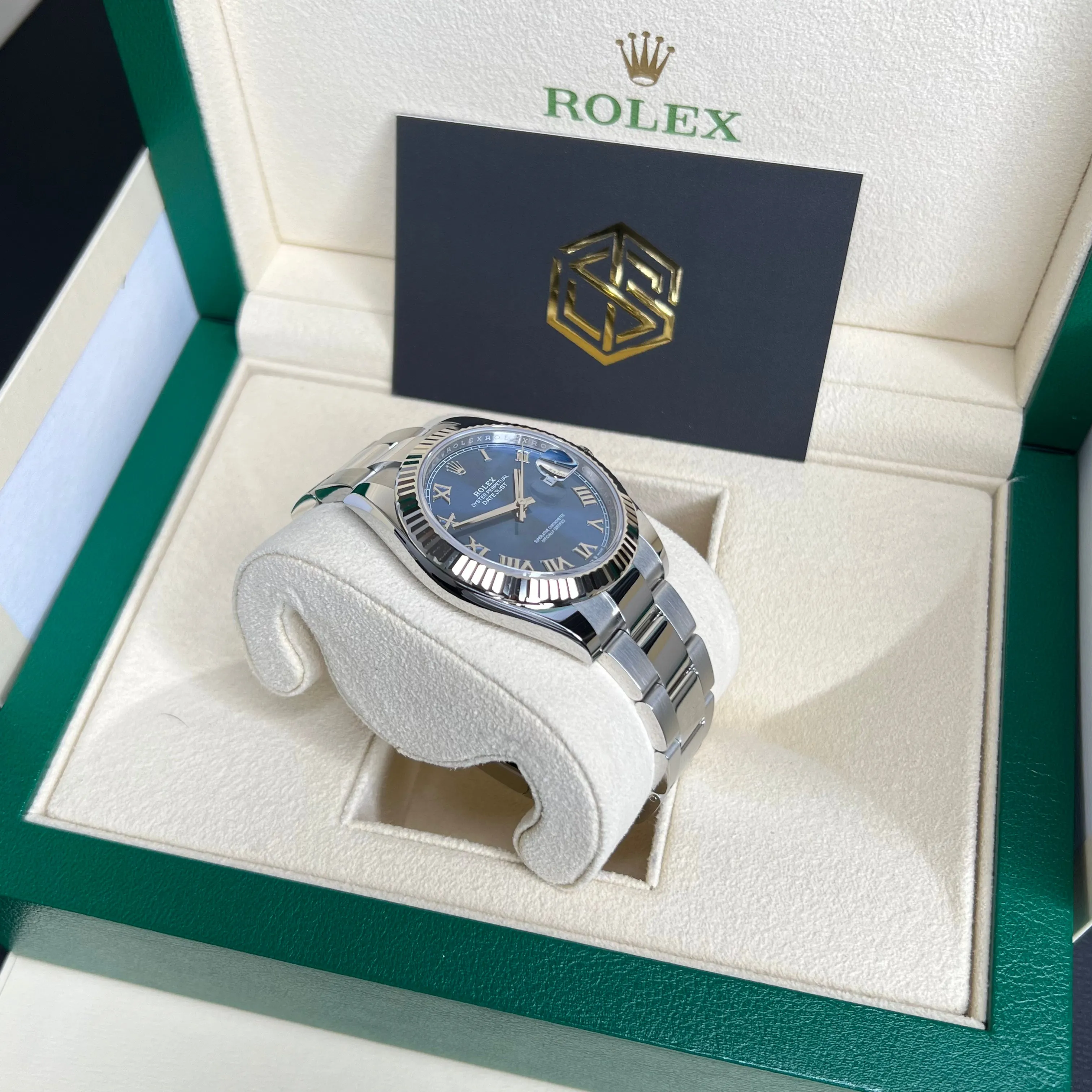Rolex 126334 Datejust 41 Blue Azzurro Oyster Bracelet 2023 Watch