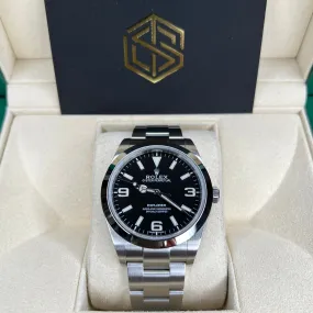 Rolex 214270 Explorer 39mm Black Dial 2018 Full Set Watch
