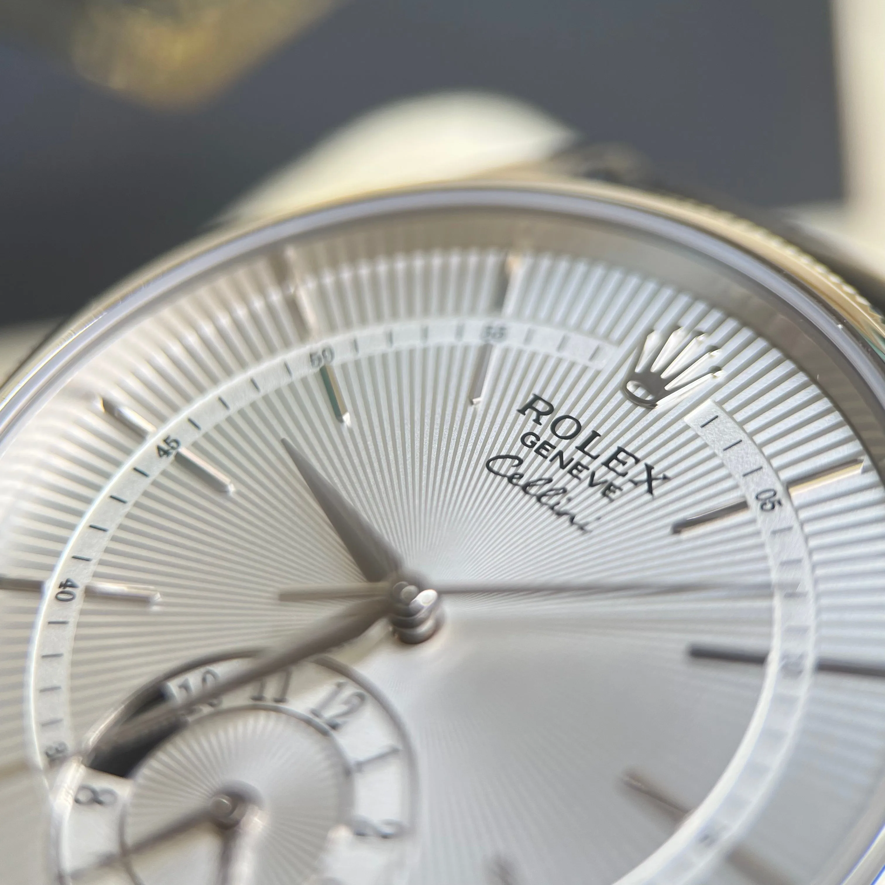 Rolex 50529 Cellini Dual Time 18K White Gold 2022 Full Set Watch