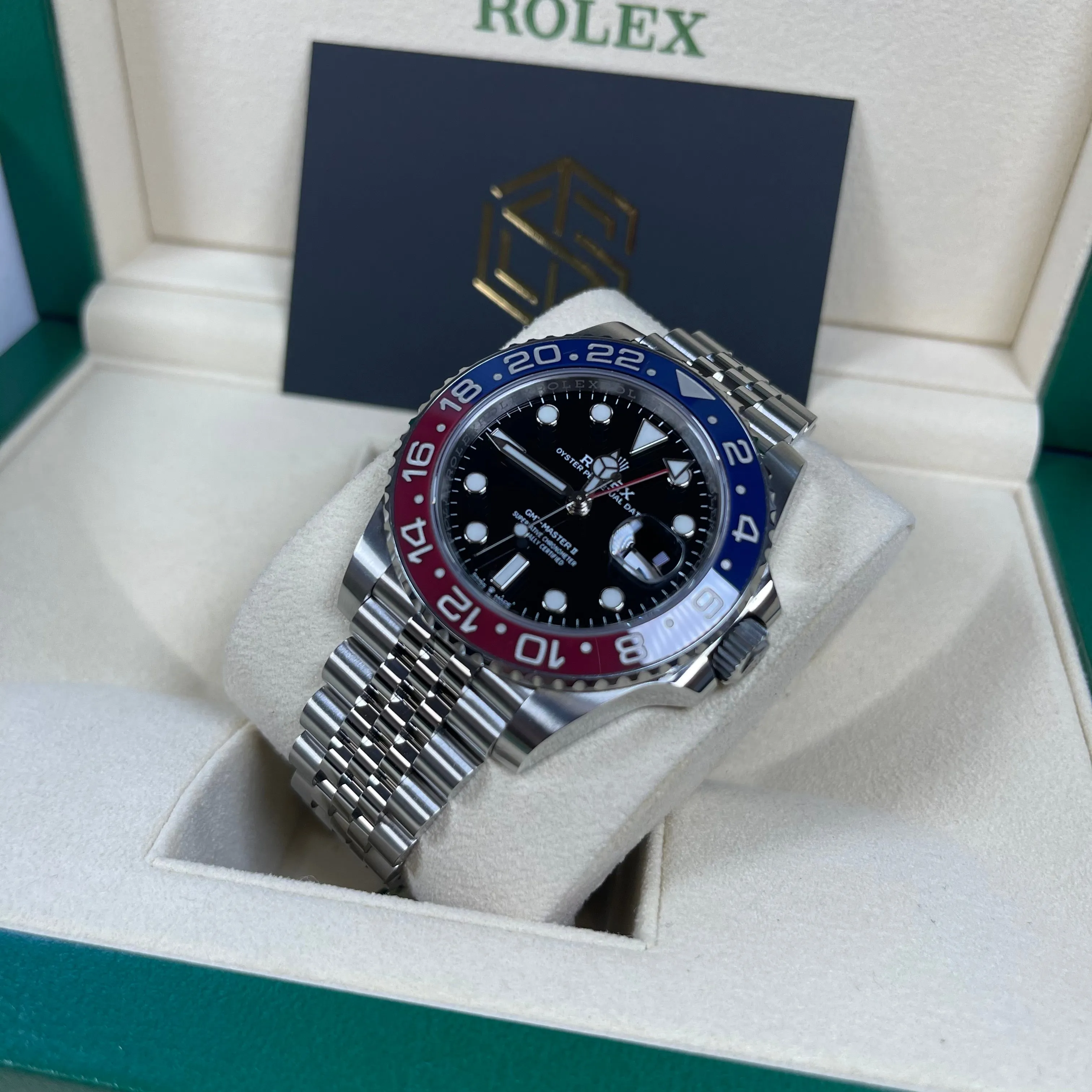 Rolex GMT-Master II 126710BLRO 'Pepsi' 2020 Excellent Condition Full Set Watch