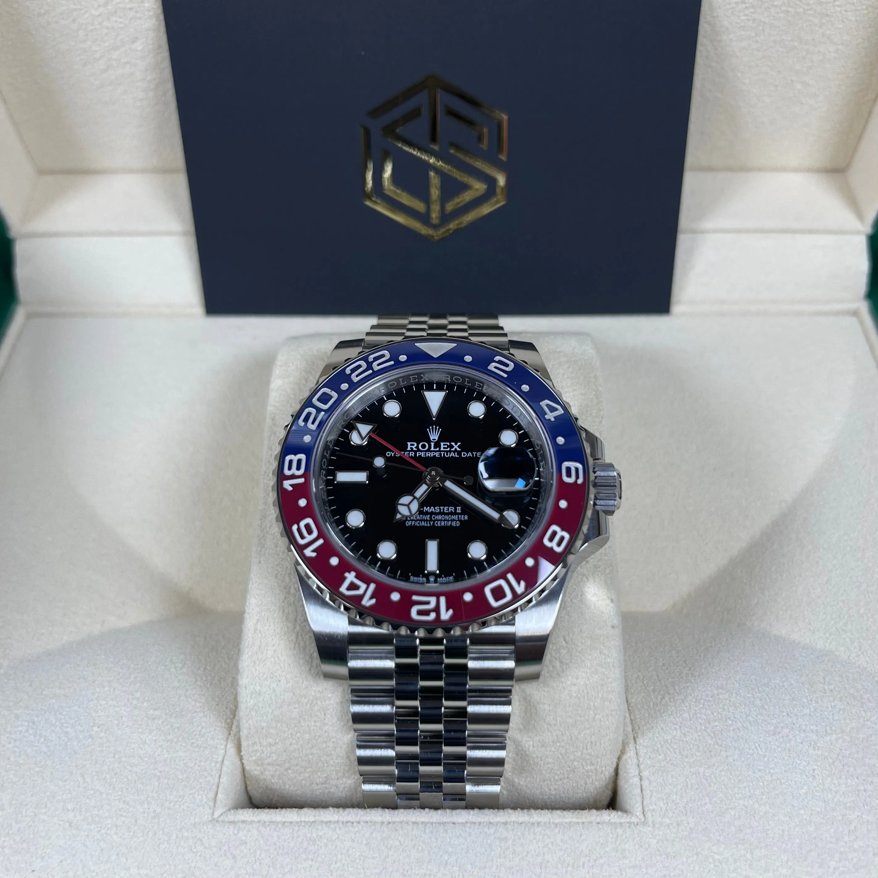 Rolex GMT-Master II 126710BLRO 'Pepsi' Mint Condition 2019 Full Set Watch