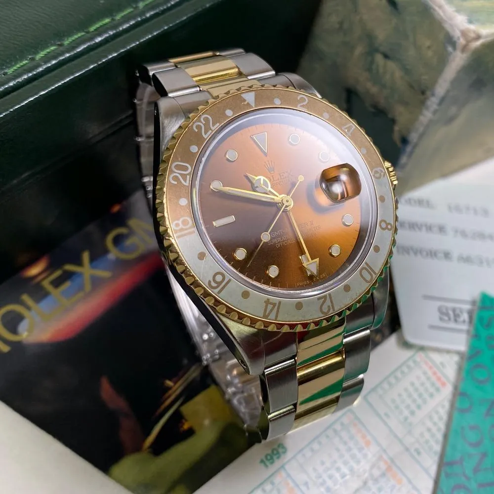 Rolex GMT Master II 16713 Rootbeer (1994-N)