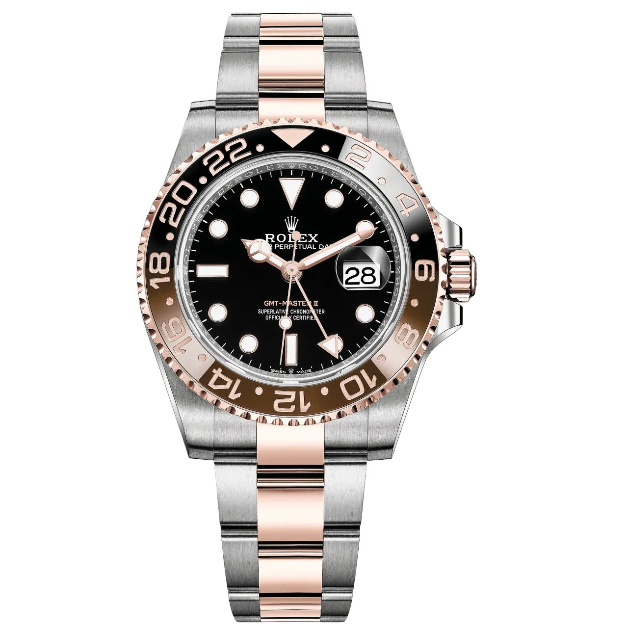 Rolex GMT Master II Root Beer 40mm 126711CHNR-0002 Black Dial, Unworn 2023