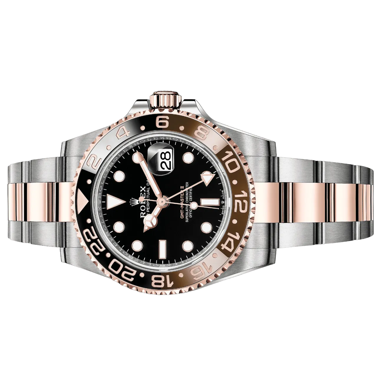 Rolex GMT Master II Root Beer 40mm 126711CHNR-0002 Black Dial, Unworn 2023