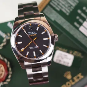 Rolex Milgauss 116400 - Black Dial