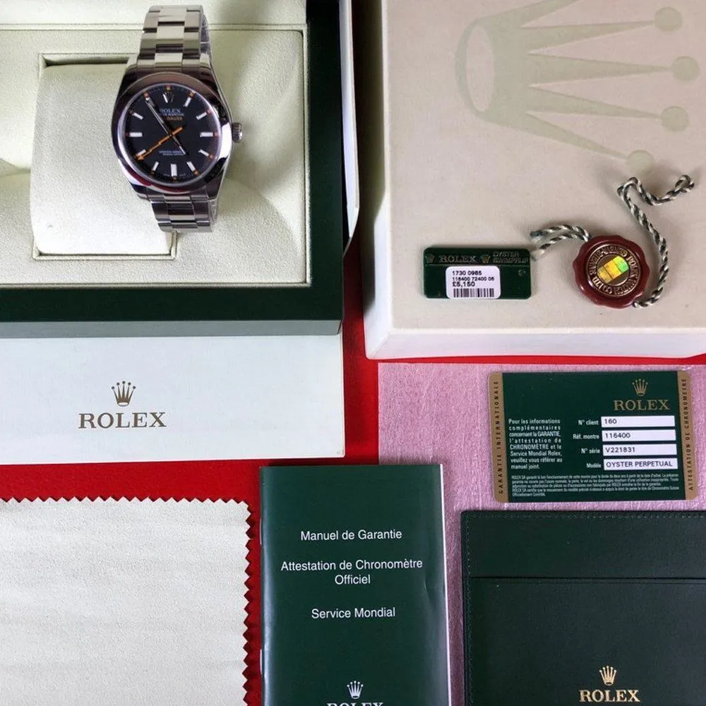 Rolex Milgauss 116400 - Black Dial