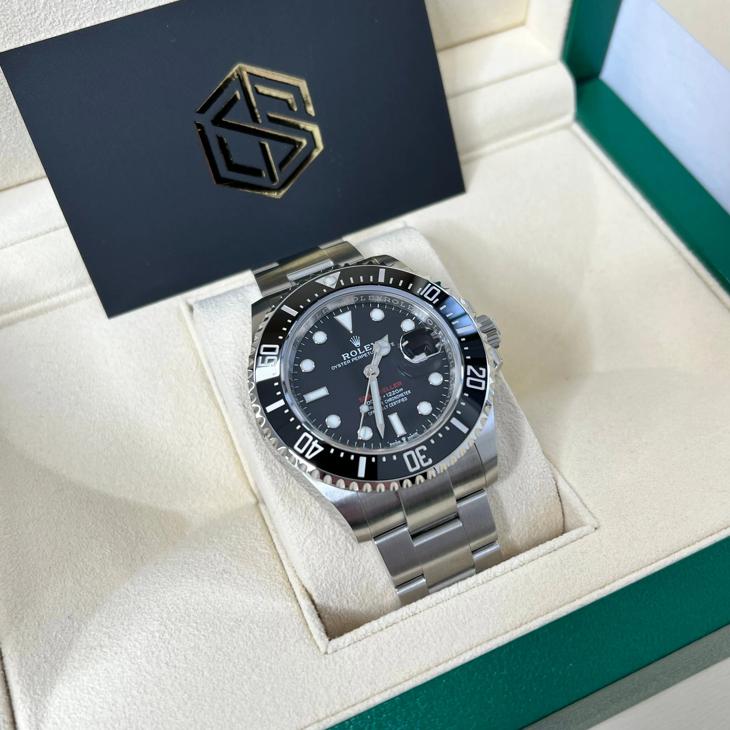 Rolex Sea-Dweller 126600 50th Anniversary Red Writing 2022 Unworn Full Set Watch