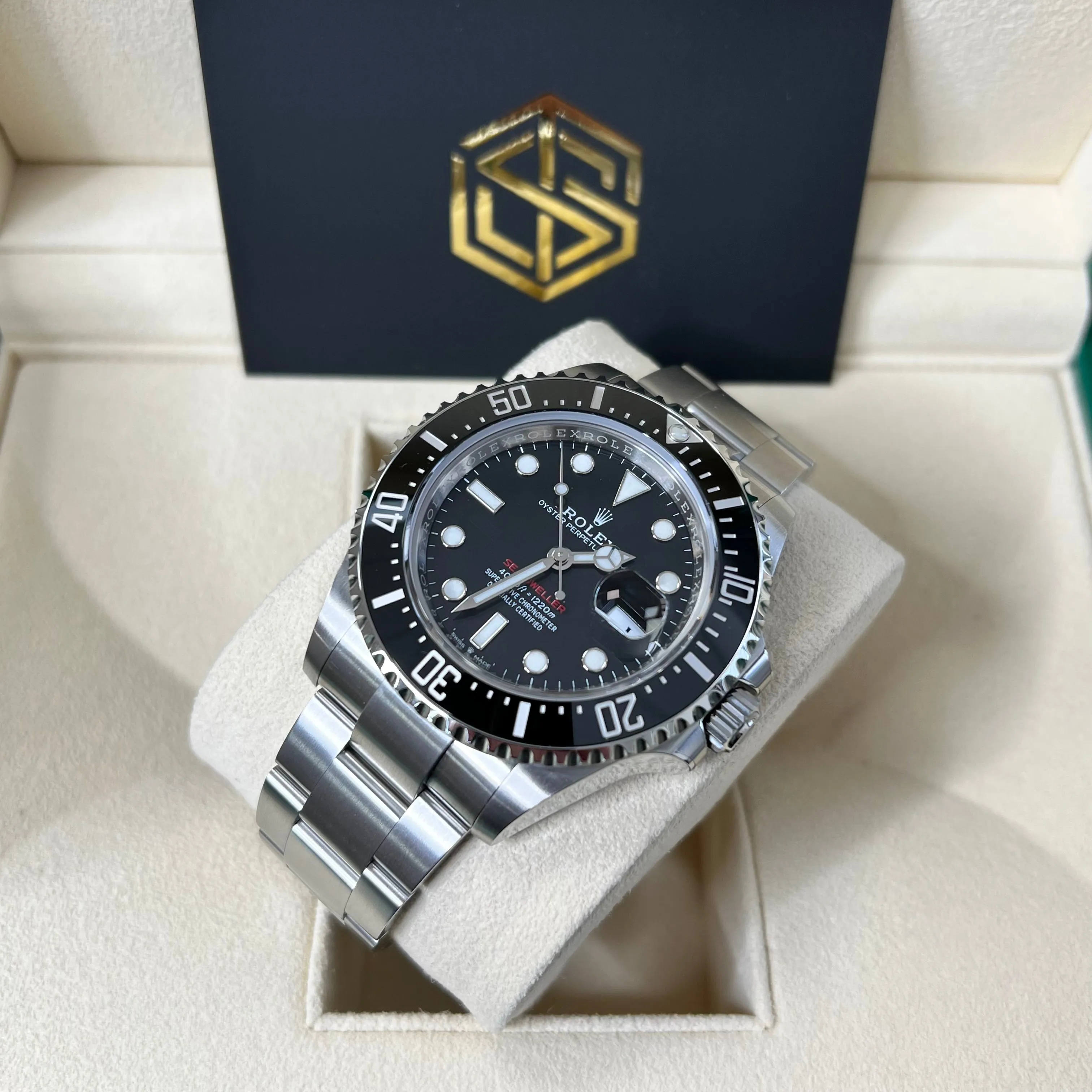 Rolex Sea-Dweller 126600 50th Anniversary Red Writing 2022 Unworn Full Set Watch