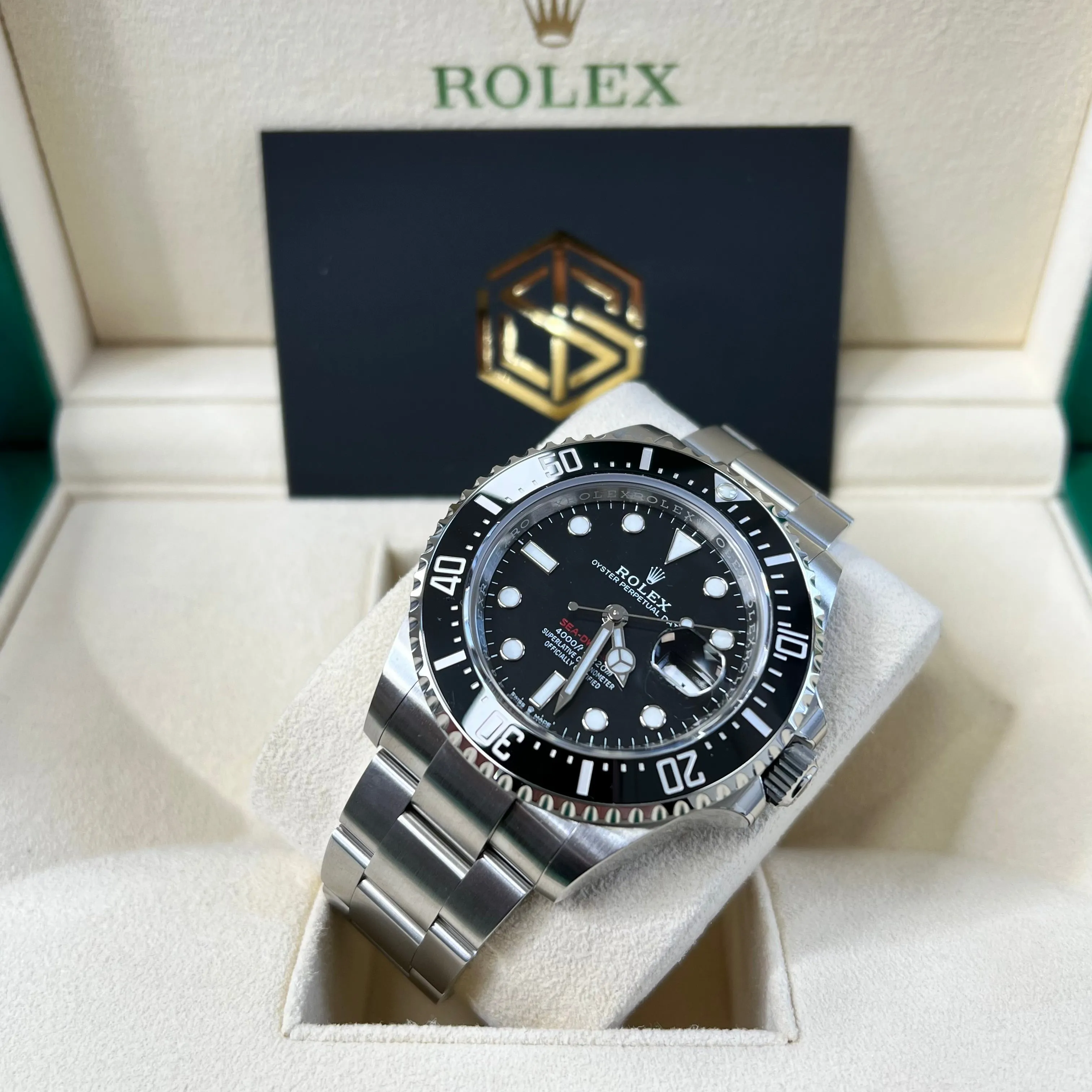 Rolex Sea-Dweller 126600 50th Anniversary Red Writing 2022 Unworn Full Set Watch