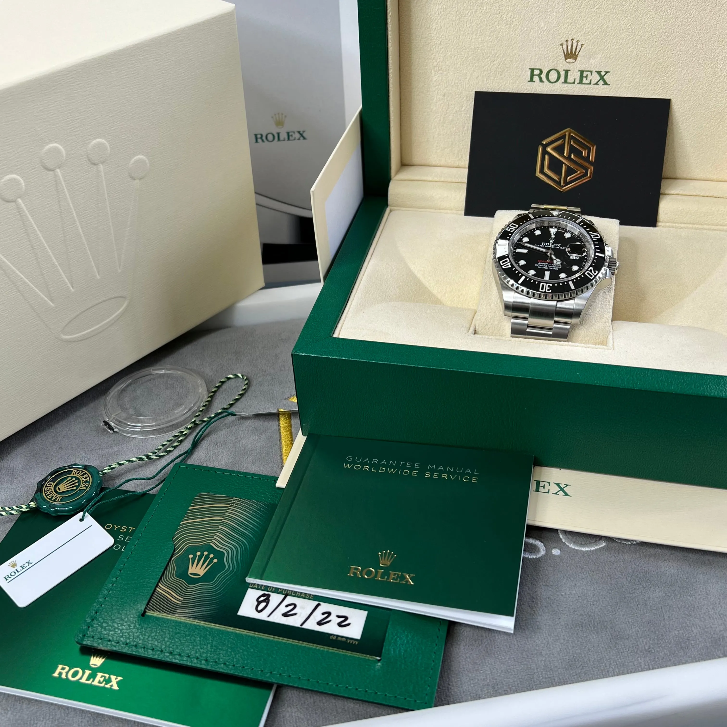 Rolex Sea-Dweller 126600 50th Anniversary Red Writing 2022 Unworn Watch