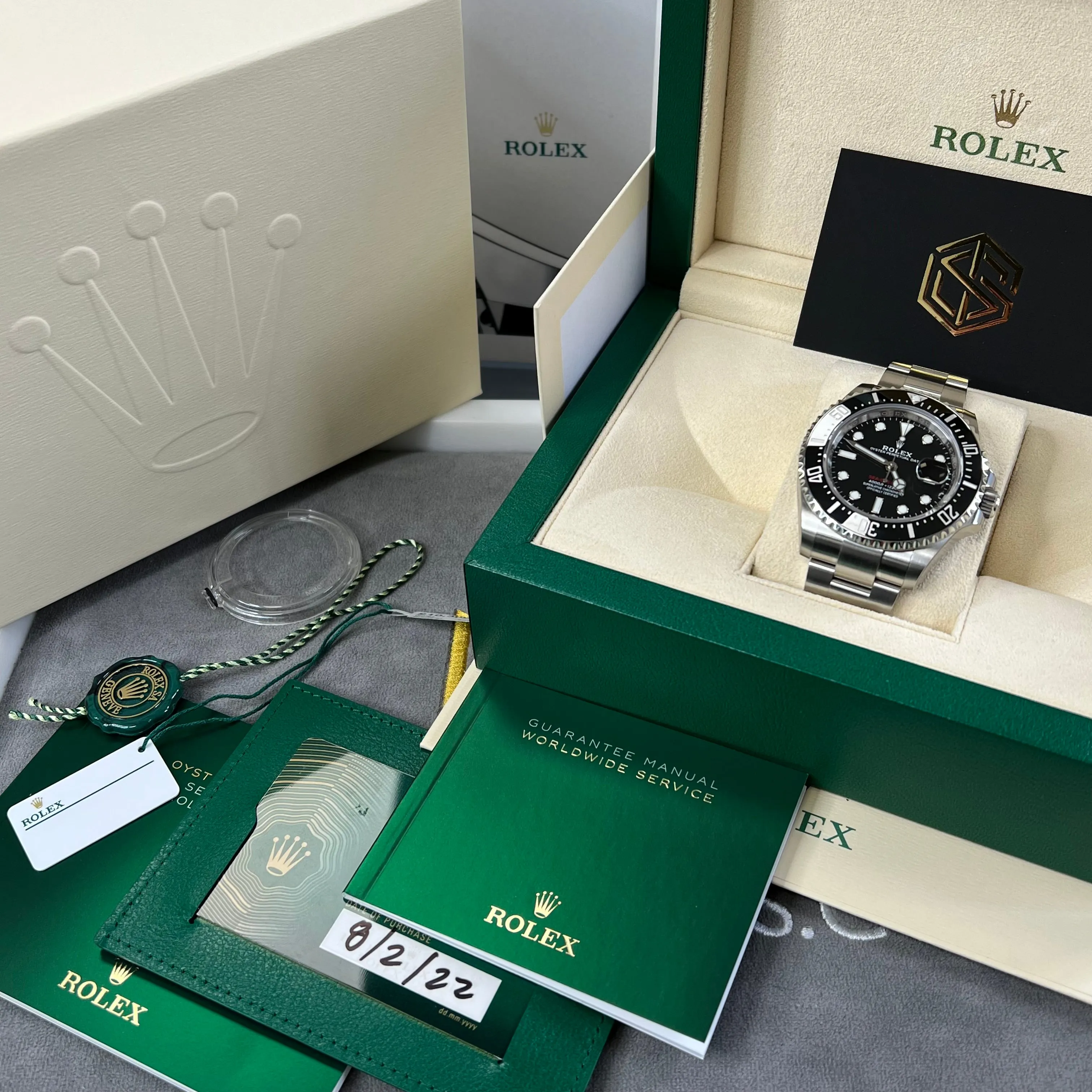 Rolex Sea-Dweller 126600 50th Anniversary Red Writing 2022 Unworn Watch
