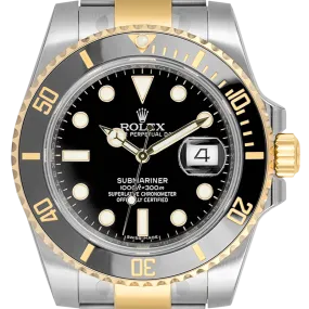 Rolex Submariner Date 40mm Steel and Yellow Gold Black Dial 116613LN