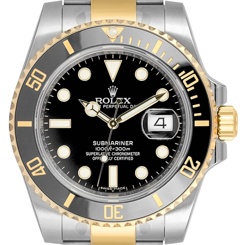 Rolex Submariner Date 40mm Steel and Yellow Gold Black Dial 116613LN