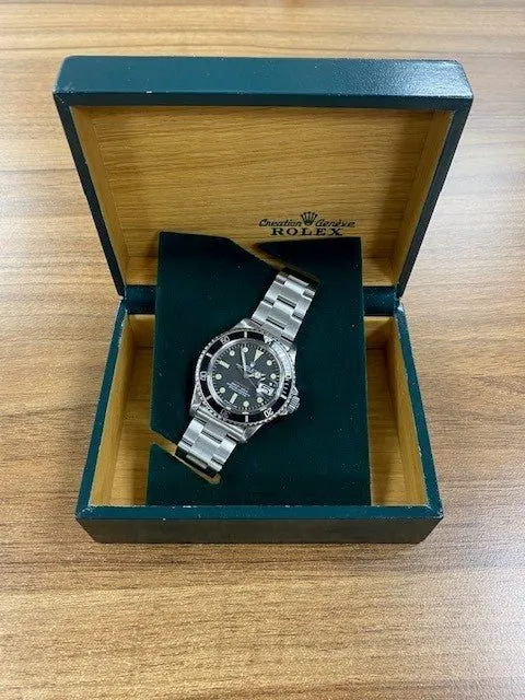 Rolex Vintage Steel 40mm Red Submariner Date Watch 1972 Ref: 1680
