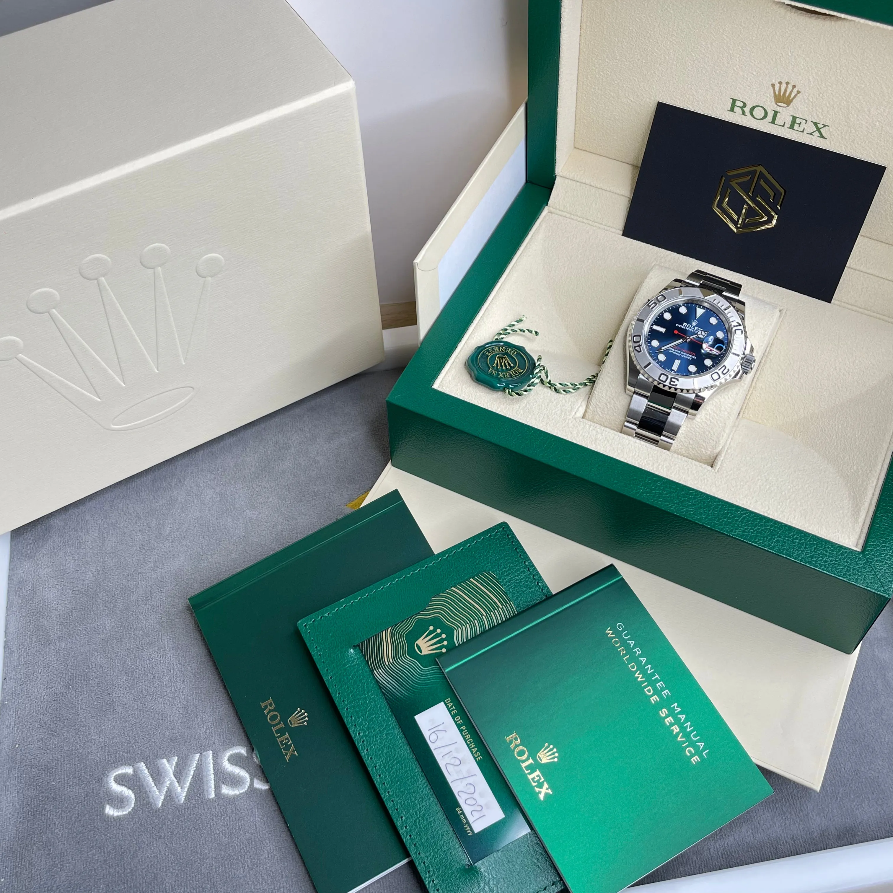 Rolex Yacht-Master 40 126622 Blue Dial 2021 Unworn Full Set Watch