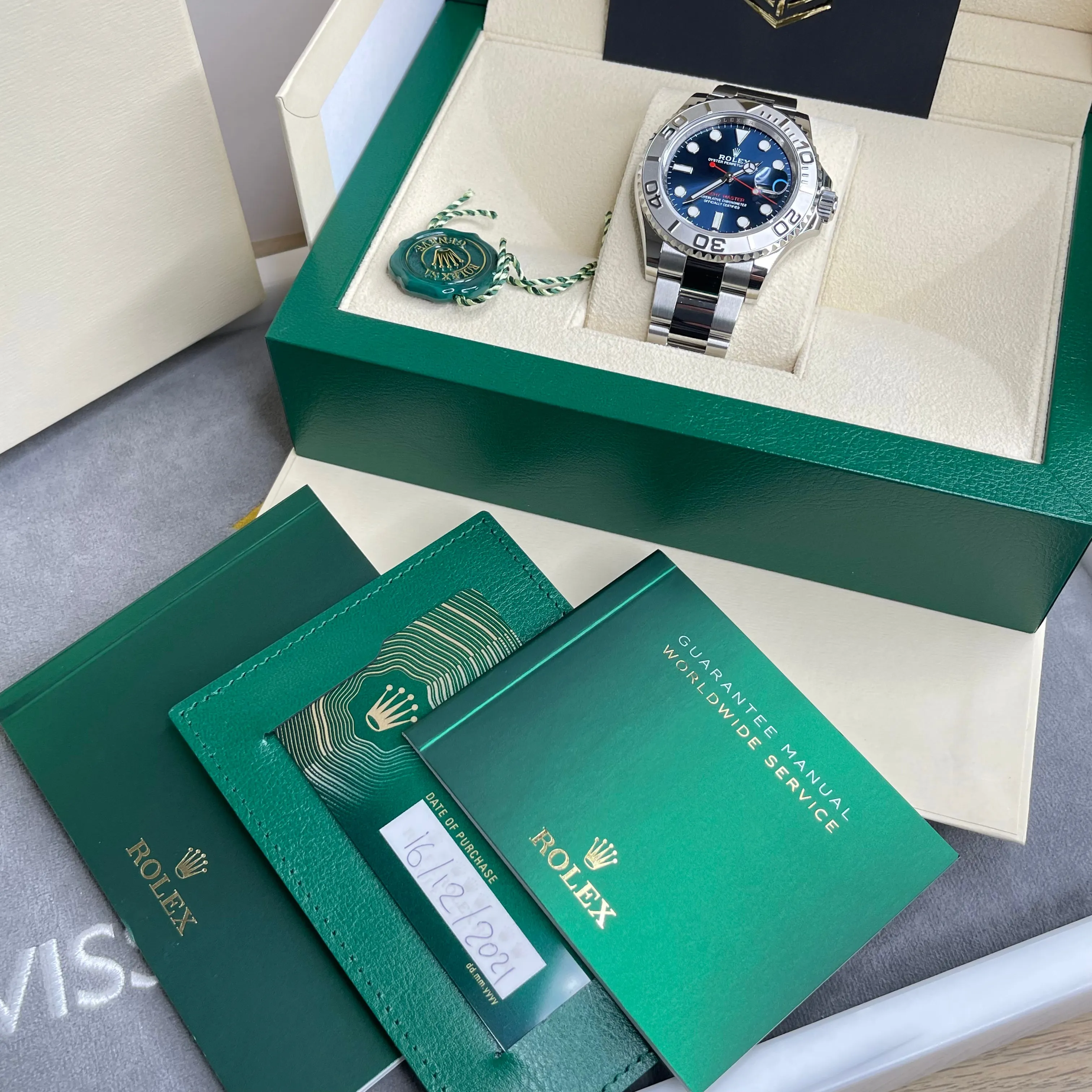 Rolex Yacht-Master 40 126622 Blue Dial 2021 Unworn Full Set Watch