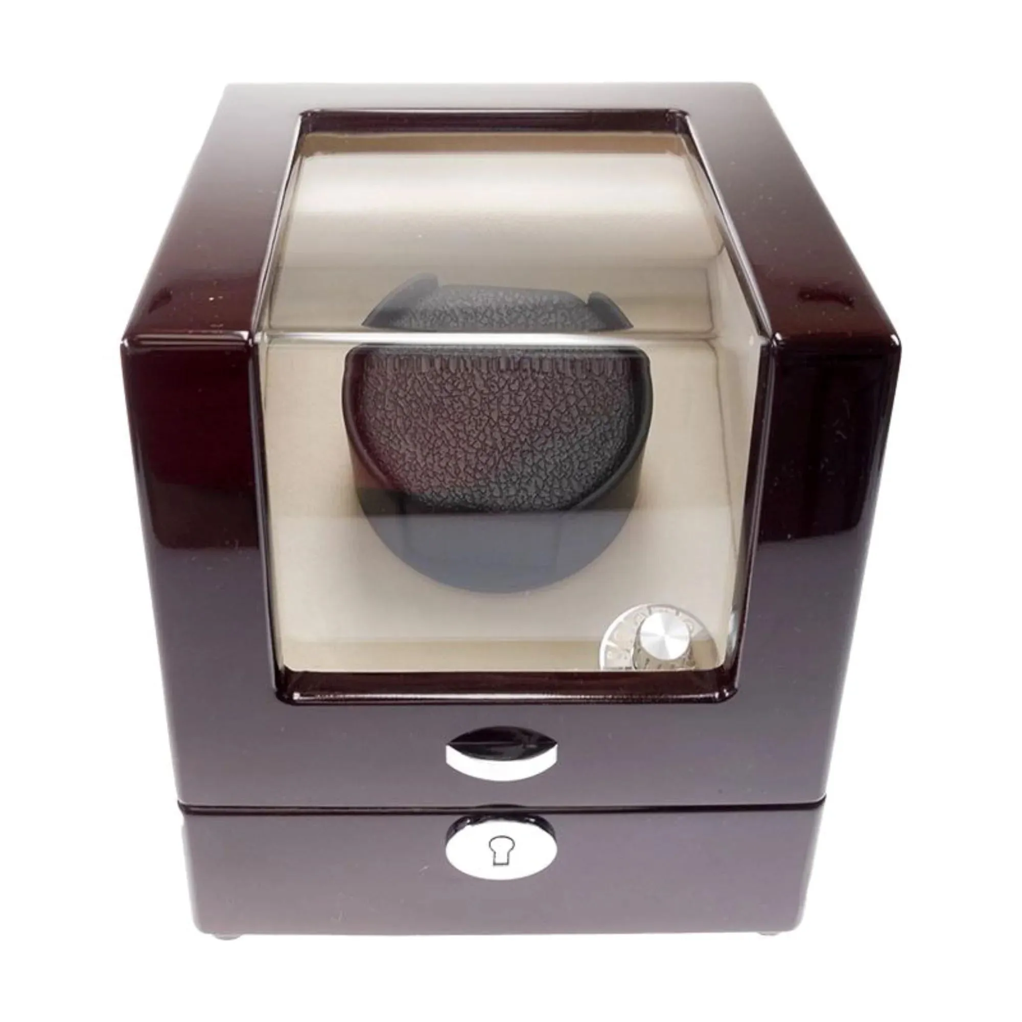 Seconds - Waratah Watch Winder Box for 1 Watch in Mahogany (k)