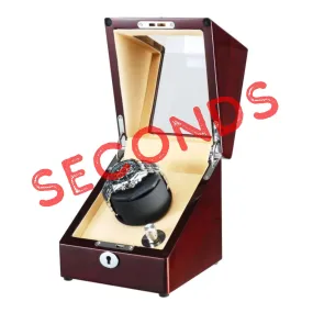 Seconds - Waratah Watch Winder Box for 1 Watch in Mahogany (k)