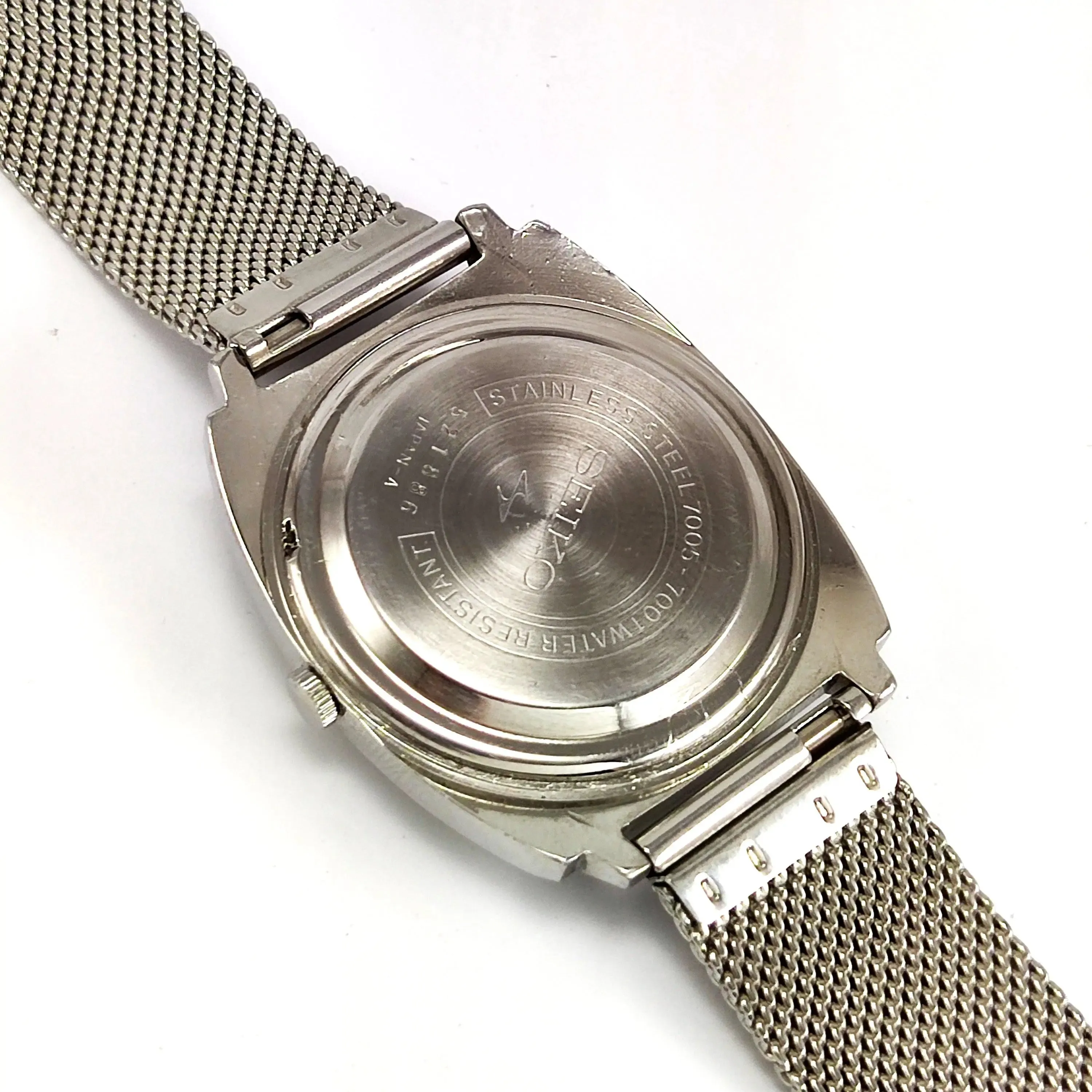 Seiko 5 Automatic-7009A Black Dial 17 Jewels Analog Day Date Men's Mechanical Watch