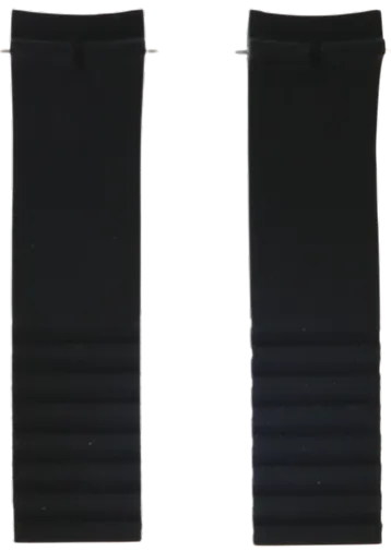 Sinn Silicone Strap 22mm Black U1/U2/757/857