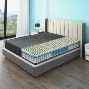 Sleepyhead Technic Hybrid - 3 Zone 6D Hexagon Grid Mattress with 3 Zone Pocket Spring | Plush Comfort with Optimal Bounce | 3000 Air Pockets for Better Air Circulation | 78x60x8 inches (Queen Size)