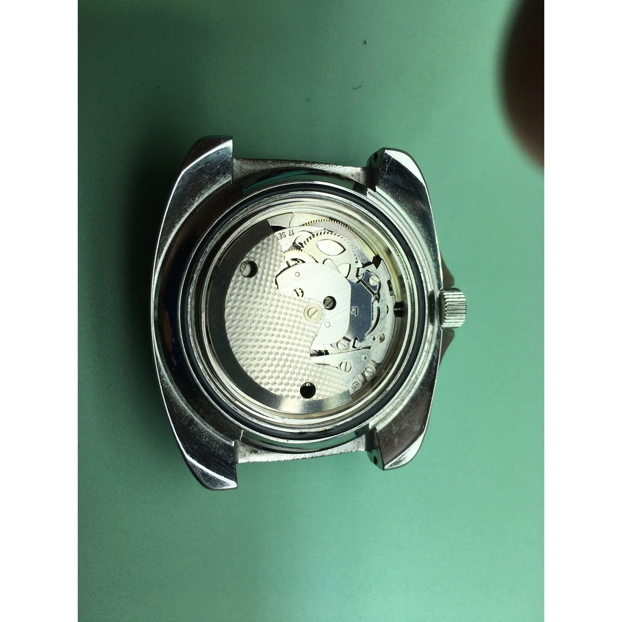 Sold - Tidal Moonphase Divers Watch - Arola Prototype -  Modified A. Schild 5206