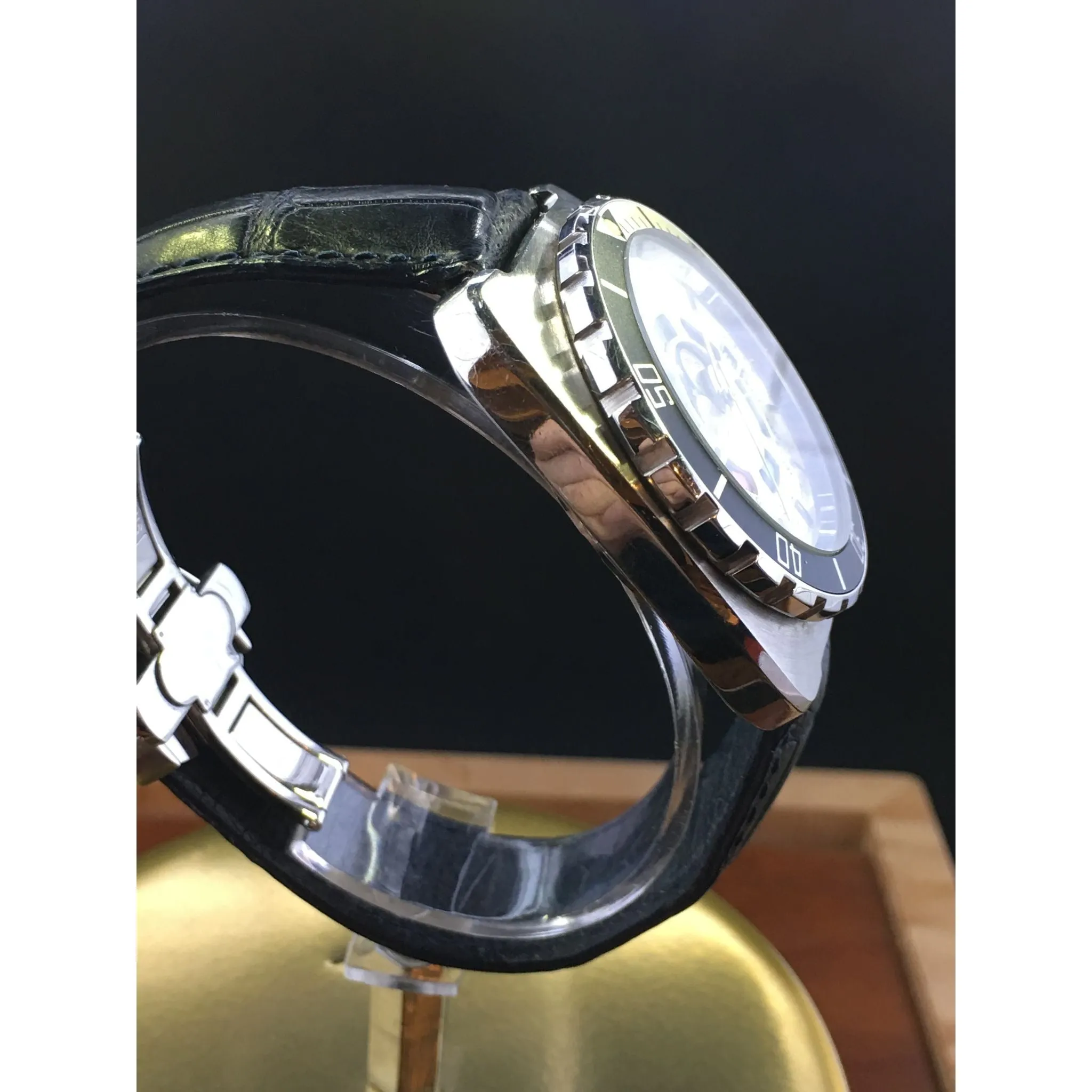 Sold - Tidal Moonphase Divers Watch - Arola Prototype -  Modified A. Schild 5206