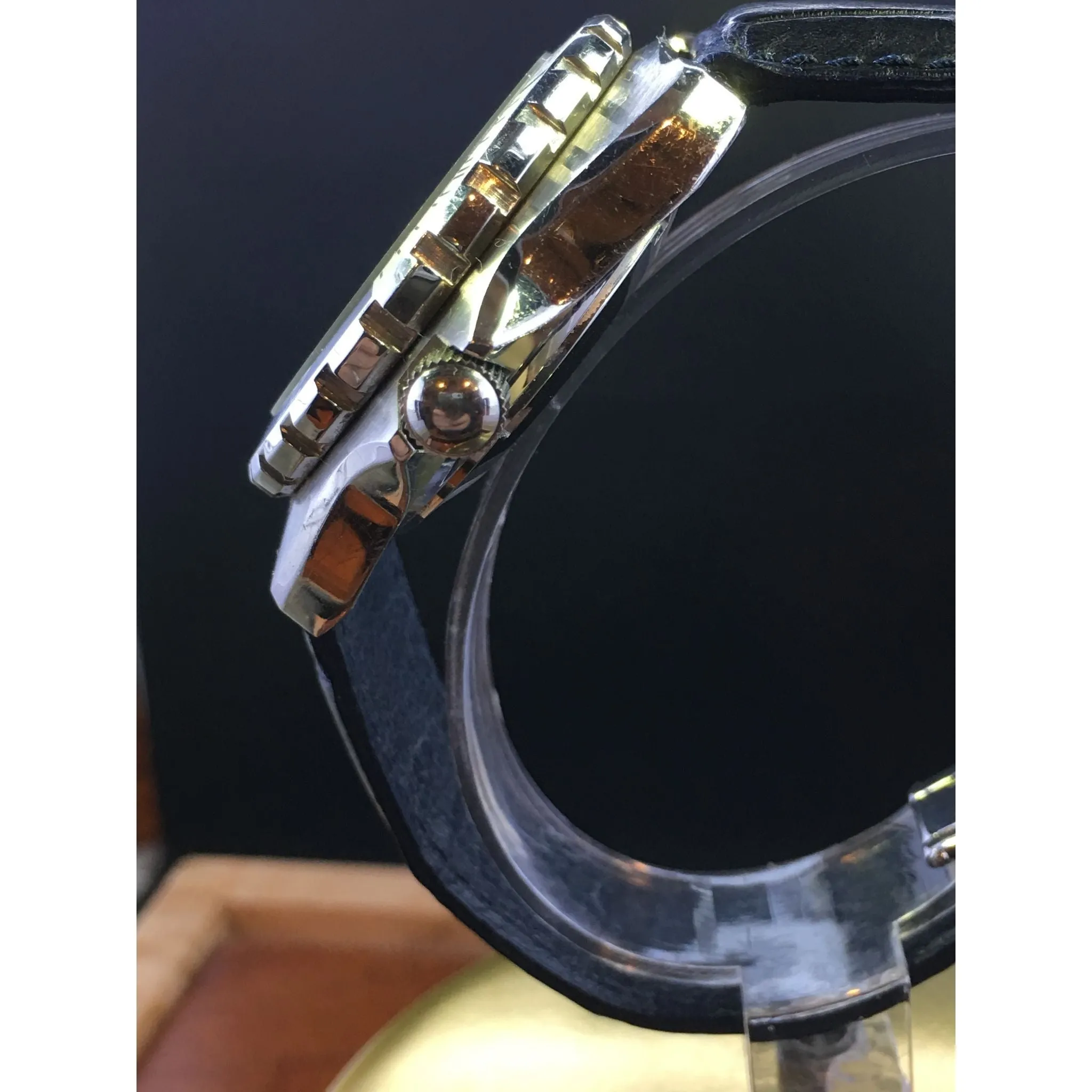 Sold - Tidal Moonphase Divers Watch - Arola Prototype -  Modified A. Schild 5206