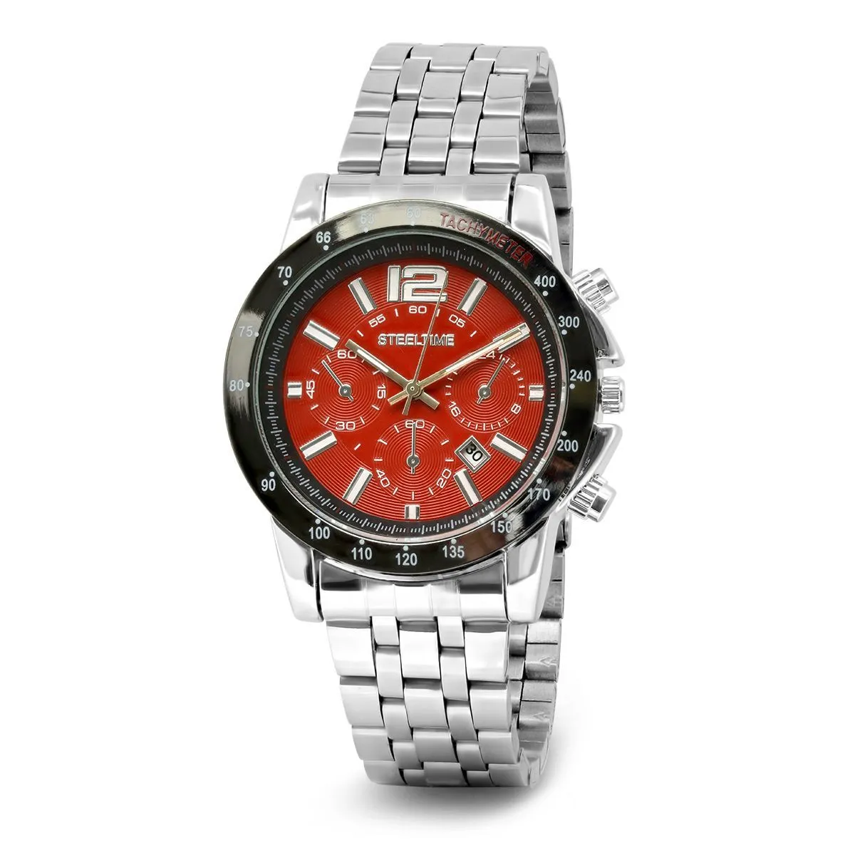 SteelTime Men's Stainless Steel Watches