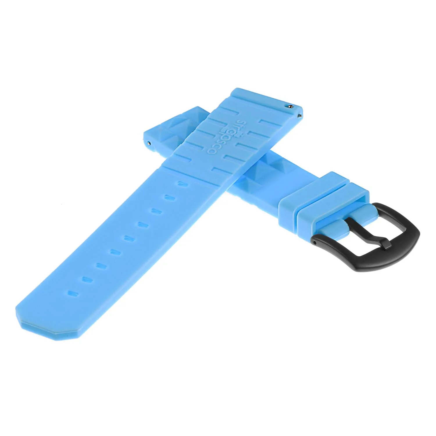 Super Waffle Rubber Strap with Black Buckle for Garmin Vivoactive 4