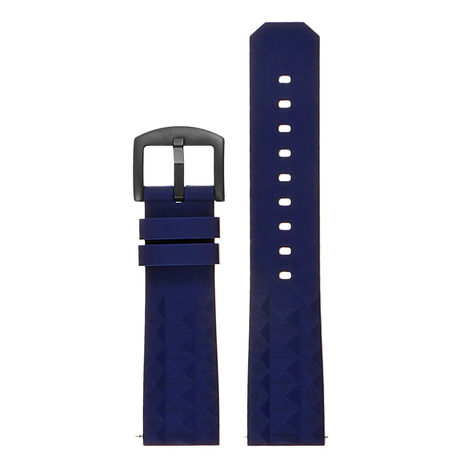 Super Waffle Rubber Strap with Black Buckle for Garmin Vivoactive 4