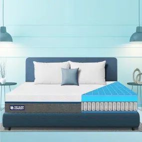 The Sleep Company SmartGRID Ortho Hybrid Mattress Queen Size |Pocketed Spring Coils for Adaptive Back Support | AIHA Certified | Medium Firm Mattress for Back Pain | 78x60x8 Inch | 10 Years Warranty