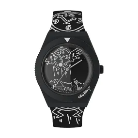 Timex x Keith Haring 38mm Rubber Strap Watch TW2W25600