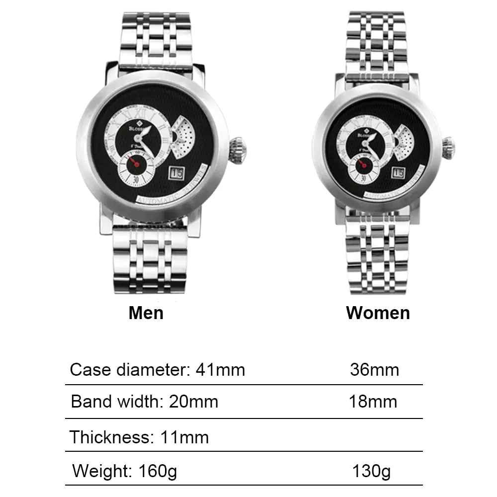 Unisex Designer Seagull Automatic Self-Winding Mechanical Wristwatches