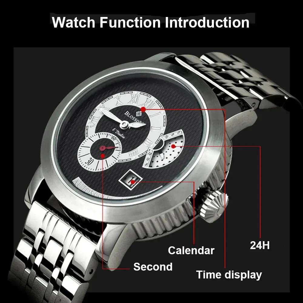 Unisex Designer Seagull Automatic Self-Winding Mechanical Wristwatches
