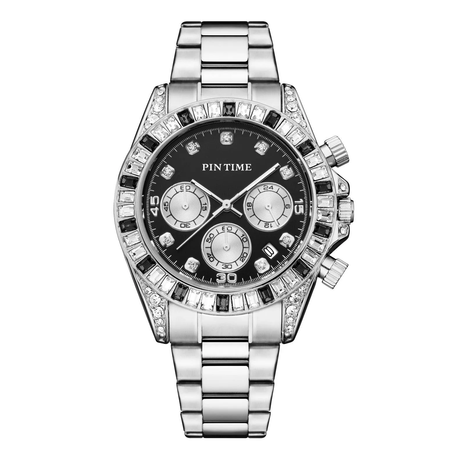 Unisex Fashion Stainless Steel Band Watch
