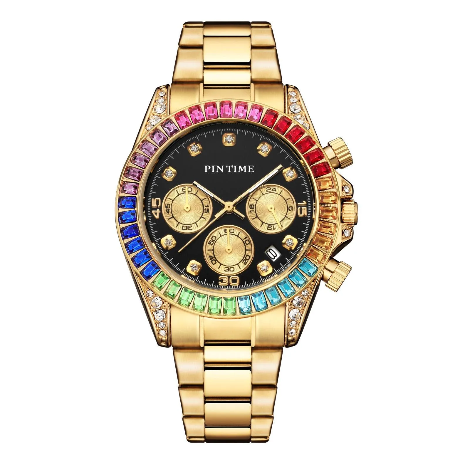 Unisex Fashion Stainless Steel Band Watch