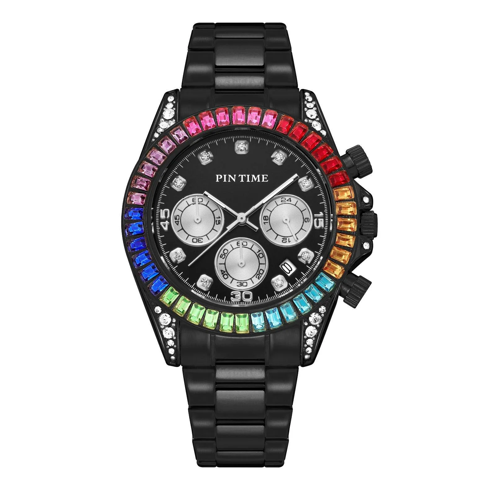 Unisex Fashion Stainless Steel Band Watch