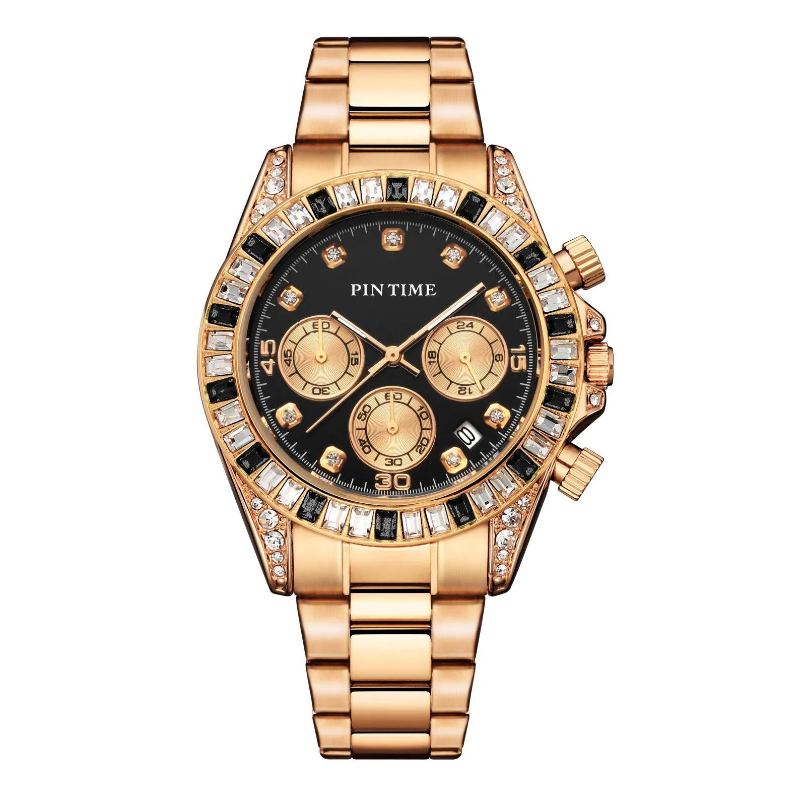 Unisex Fashion Stainless Steel Band Watch