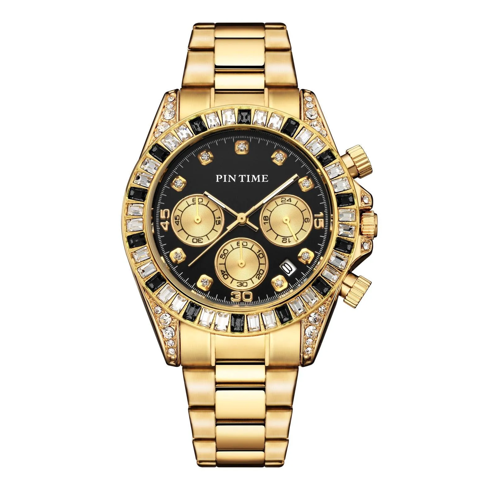 Unisex Fashion Stainless Steel Band Watch