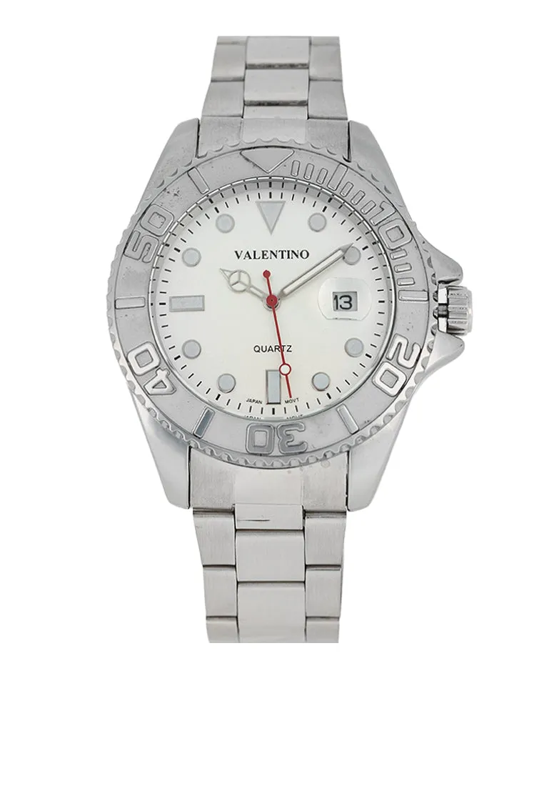 Valentino 20122465-SILVER DIAL Stainless Steel Strap Analog Watch for Men