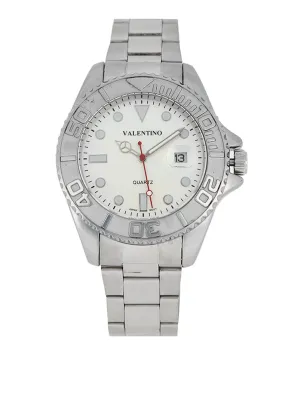 Valentino 20122465-SILVER DIAL Stainless Steel Strap Analog Watch for Men